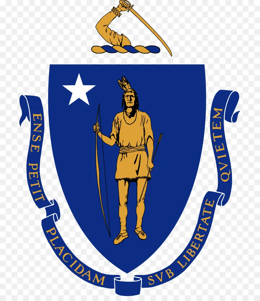 Massachusetts，Sello De Massachusetts PNG