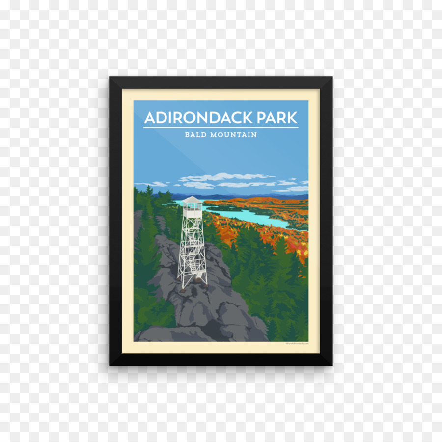 Bald Mountain，El Parque Adirondack PNG