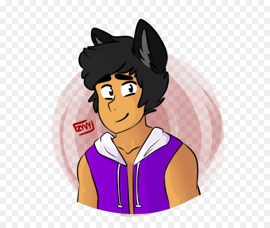 Personaje De Dibujos Animados Con Orejas De Lobo，Orejas De Lobo PNG