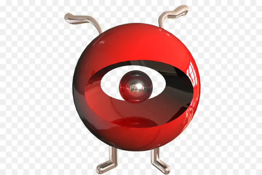 Esfera Roja，3d PNG