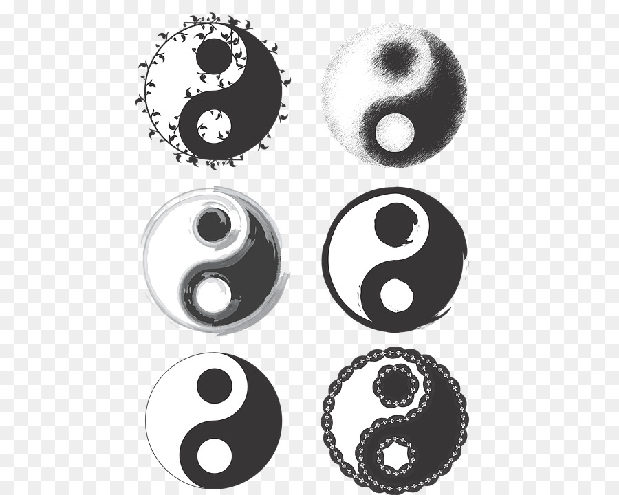 Yin Y Yang，Símbolo PNG