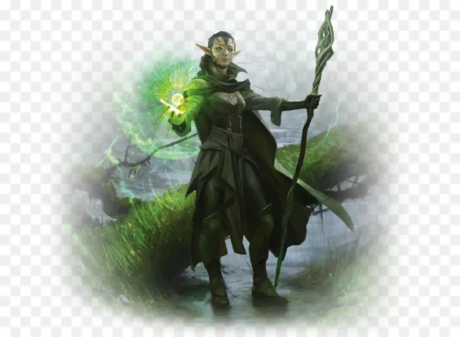 Magic The Gathering，Nissa Revane PNG