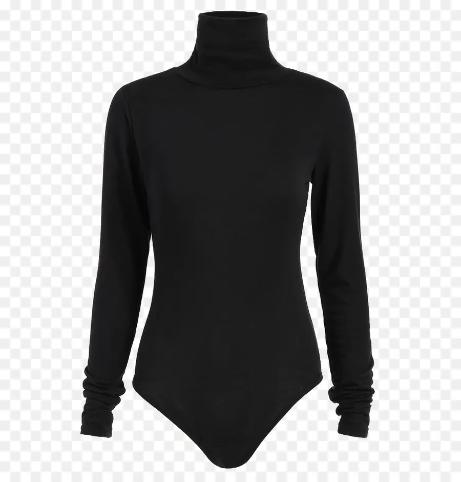 Jersey De Cuello Alto Negro，Arriba PNG