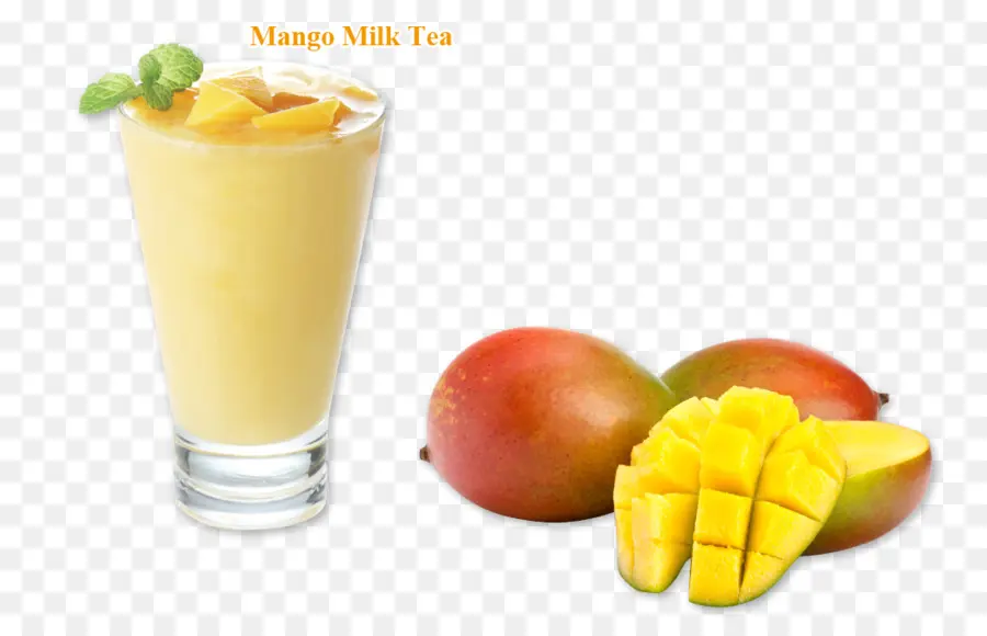 Té Con Leche De Mango，Beber PNG