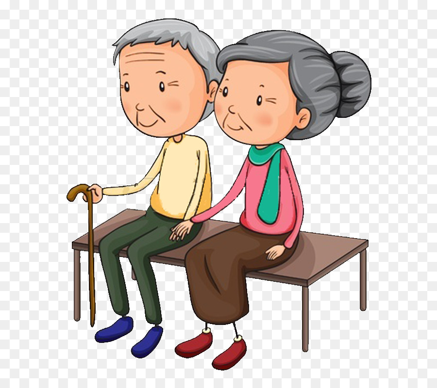 Pareja De Ancianos，Sesión PNG