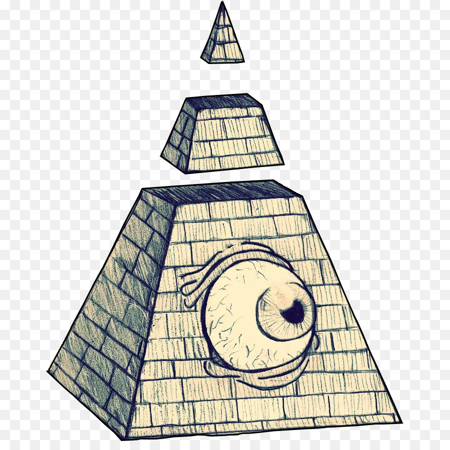 Las Pirámides De Egipto，Dibujo PNG