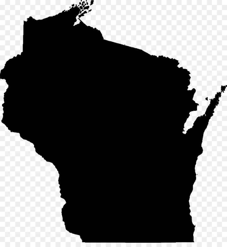 Wisconsin，Mapa PNG