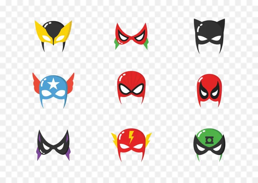 Máscaras De Superhéroes，Mascarillas PNG