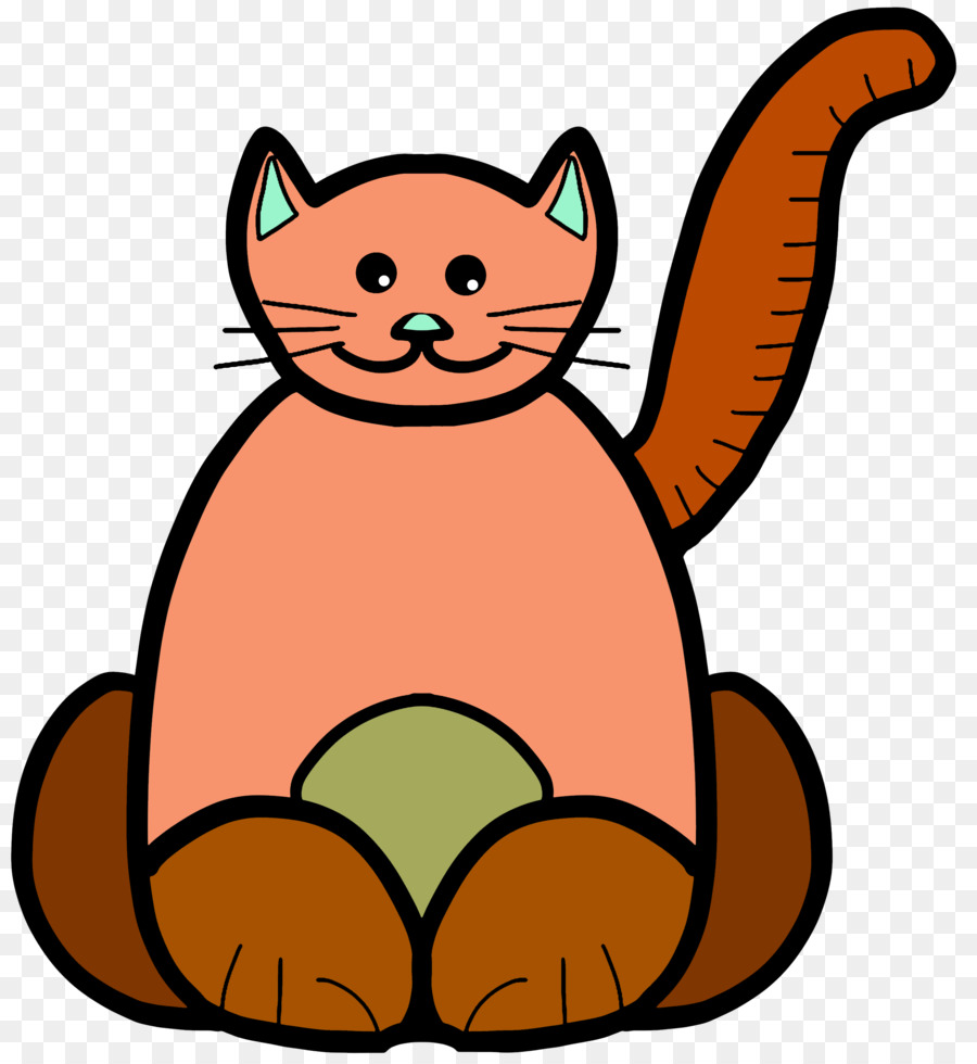 Gato De Dibujos Animados，Mascota PNG