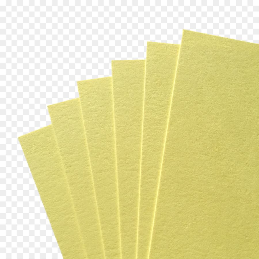 Hojas De Papel Amarillo，Papelería PNG