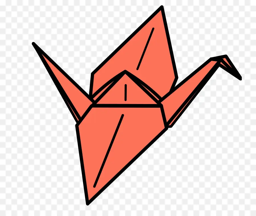 Grúa，Mil Grullas En Origami PNG