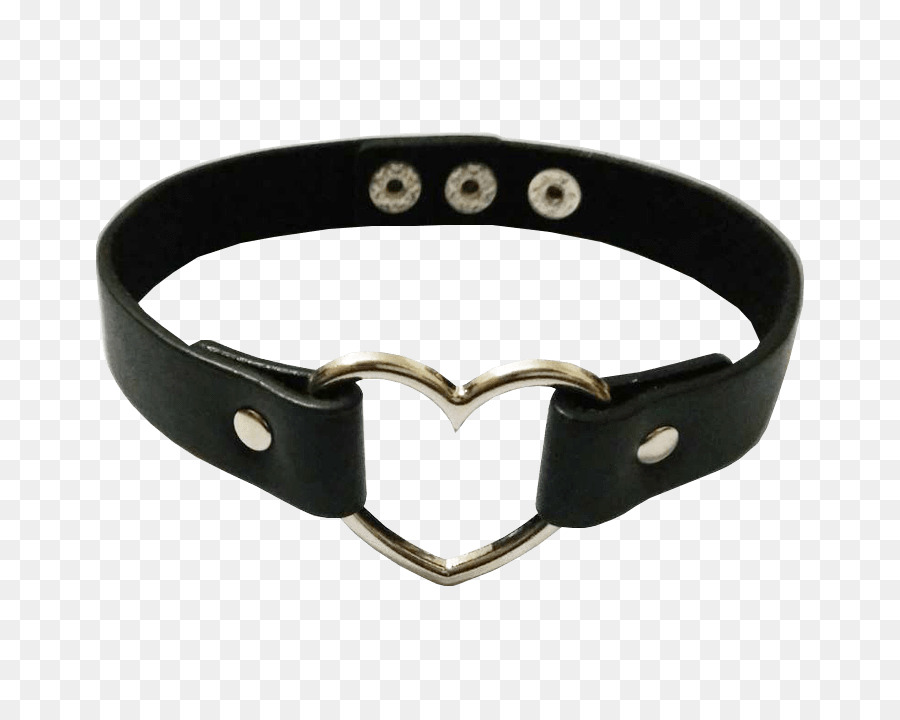 Gargantilla Corazón Negro，Collar PNG