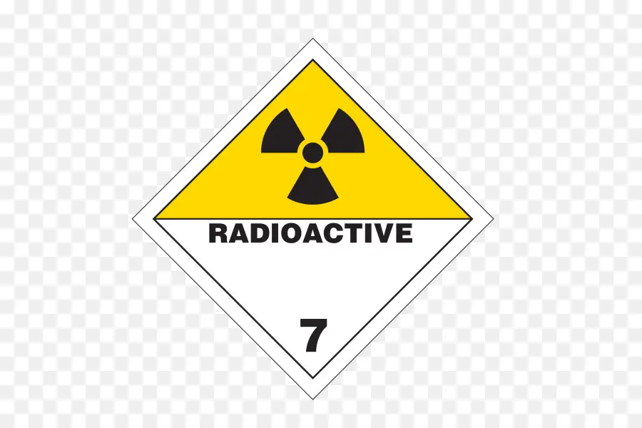 Hazmat Sustancias Radiactivas De La Clase 7，Mercancías Peligrosas PNG