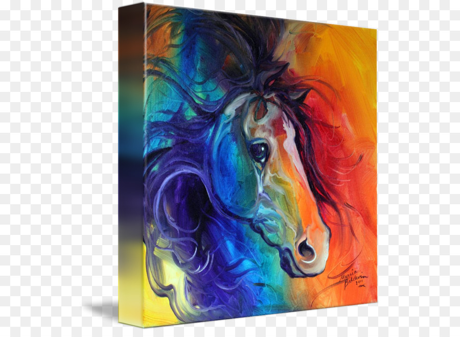 Pintura De Caballos，Vistoso PNG