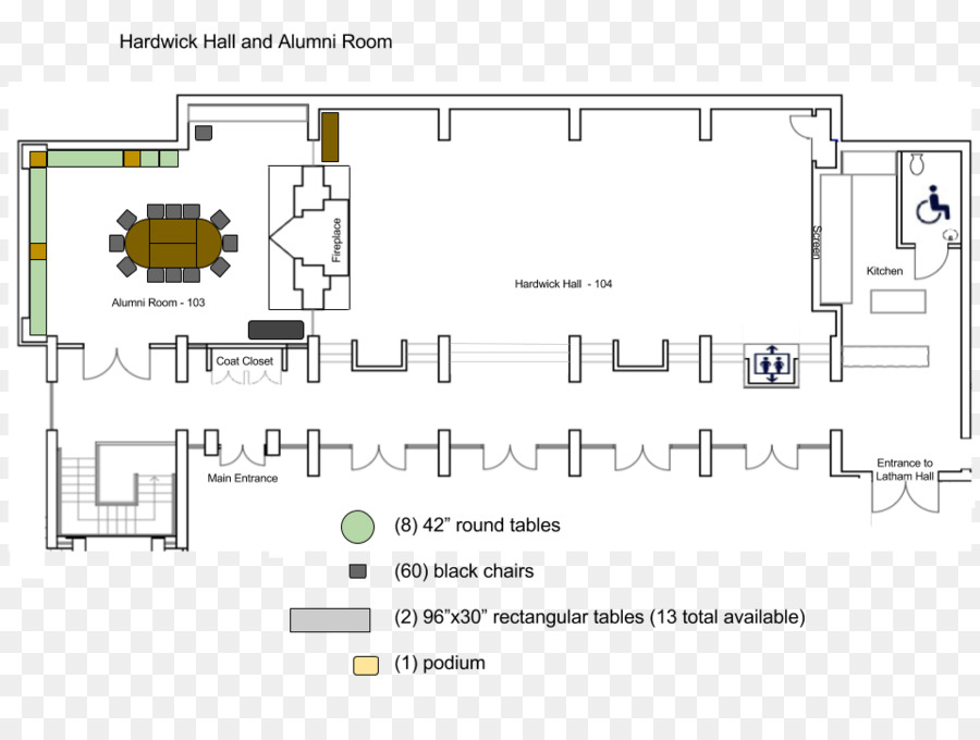 Hardwick Hall，Plan De Piso PNG