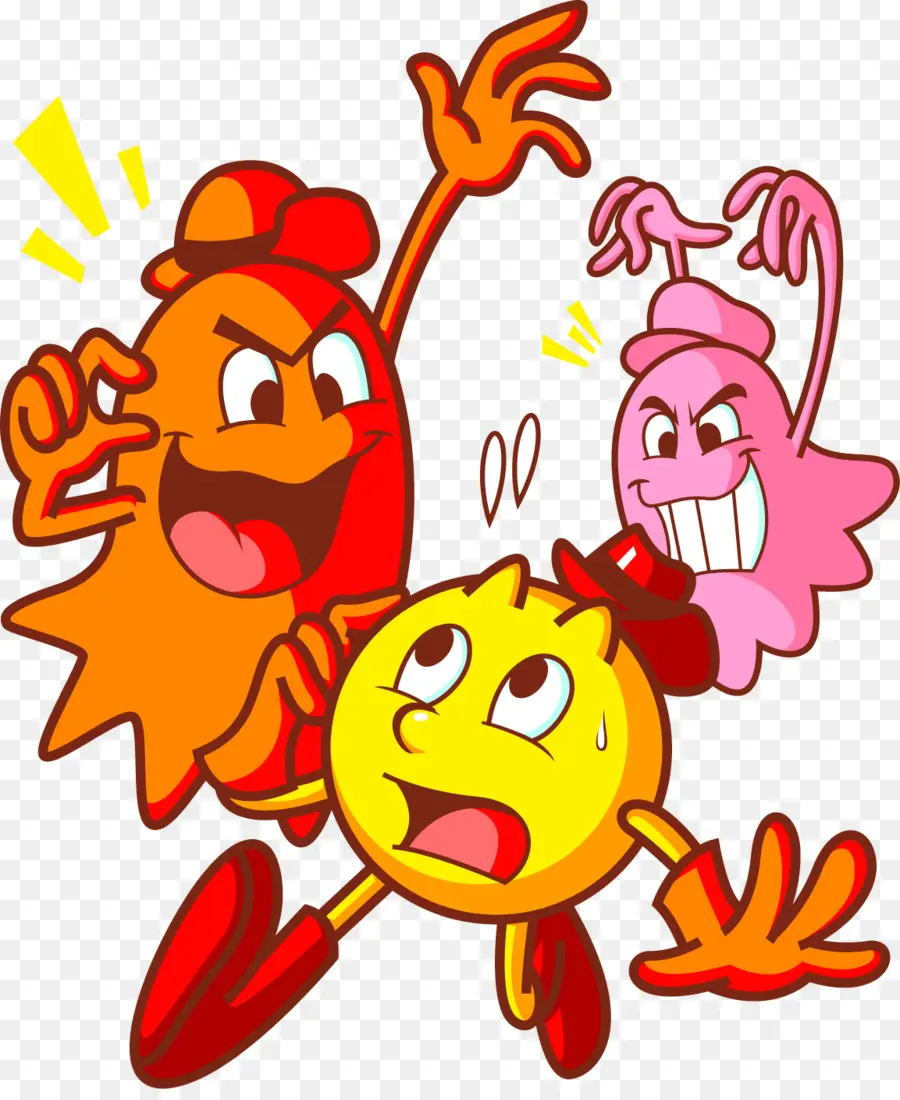 Personajes De Pac Man，Fantasmas PNG