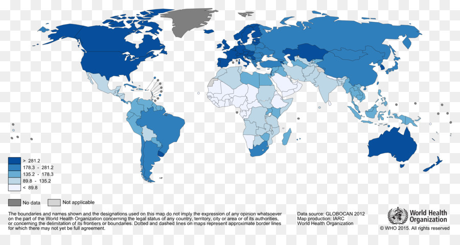 Mapa Mundial，Países PNG