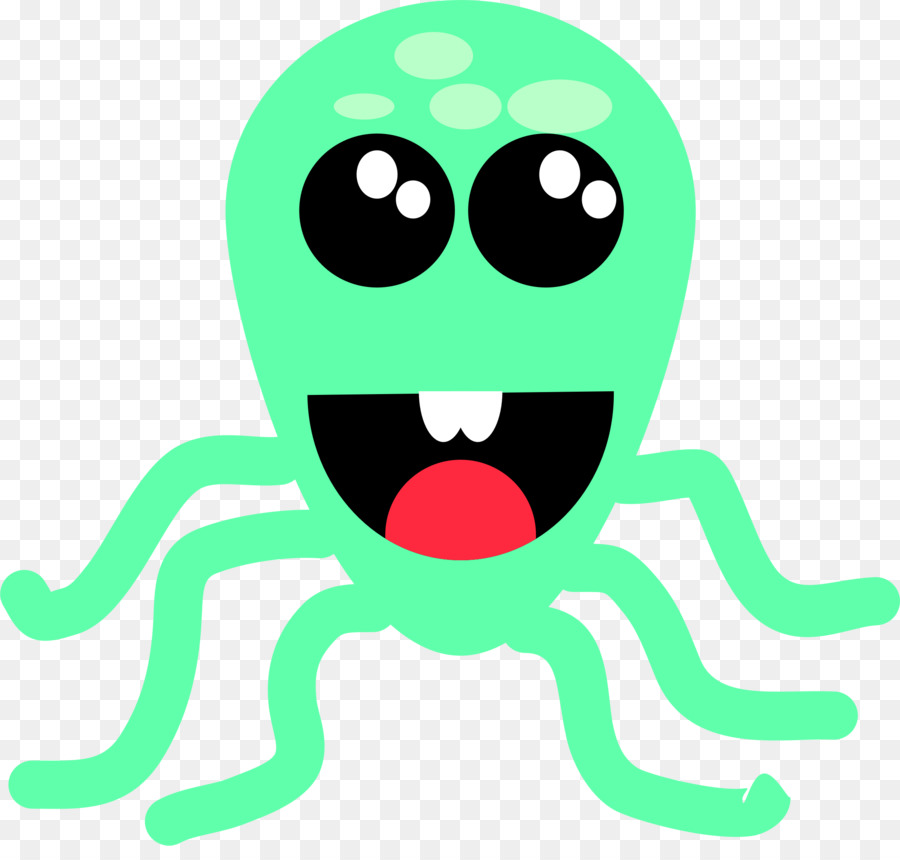 Pulpo，Sonriente PNG