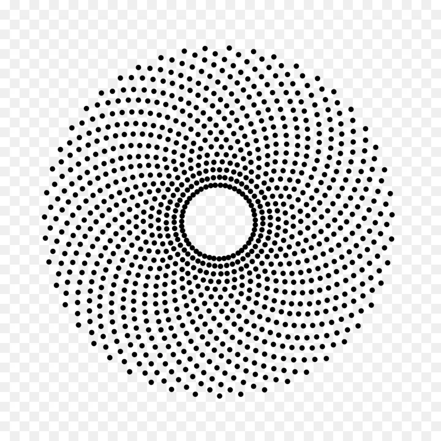 Phyllotaxis，Espiral Dorada PNG