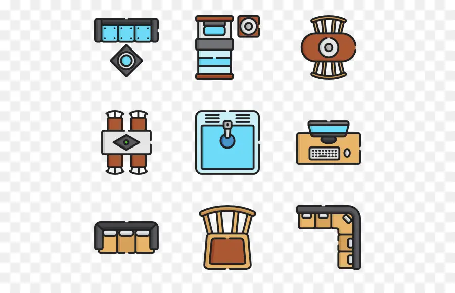 Iconos De Muebles，Interior PNG