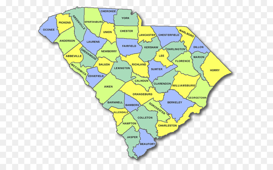 Mapa，El Condado De Chesterfield Carolina Del Sur PNG