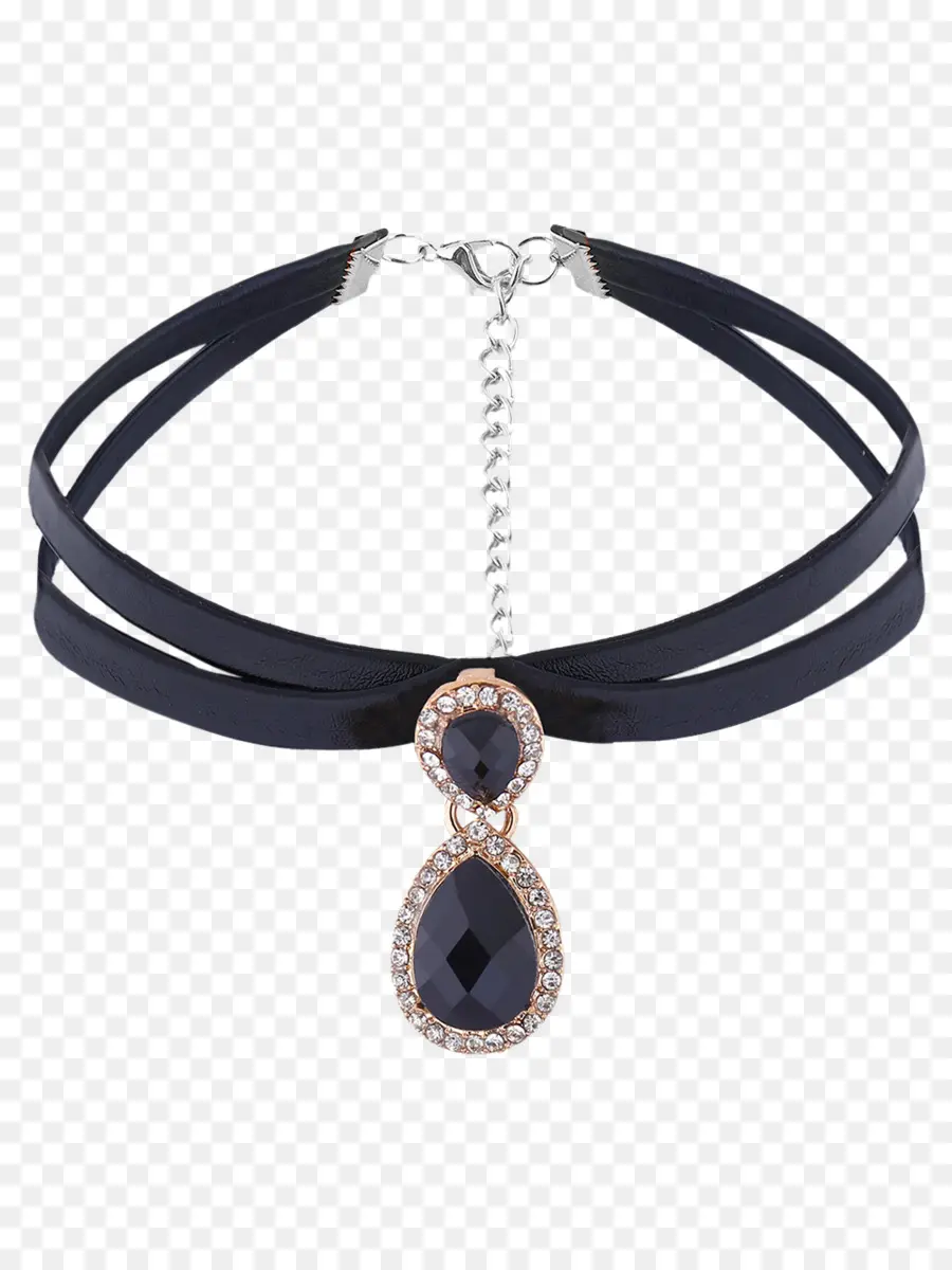 Collar Gargantilla，Negro PNG