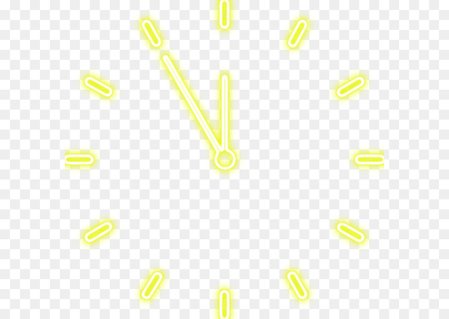 Reloj De Neón，Tiempo PNG