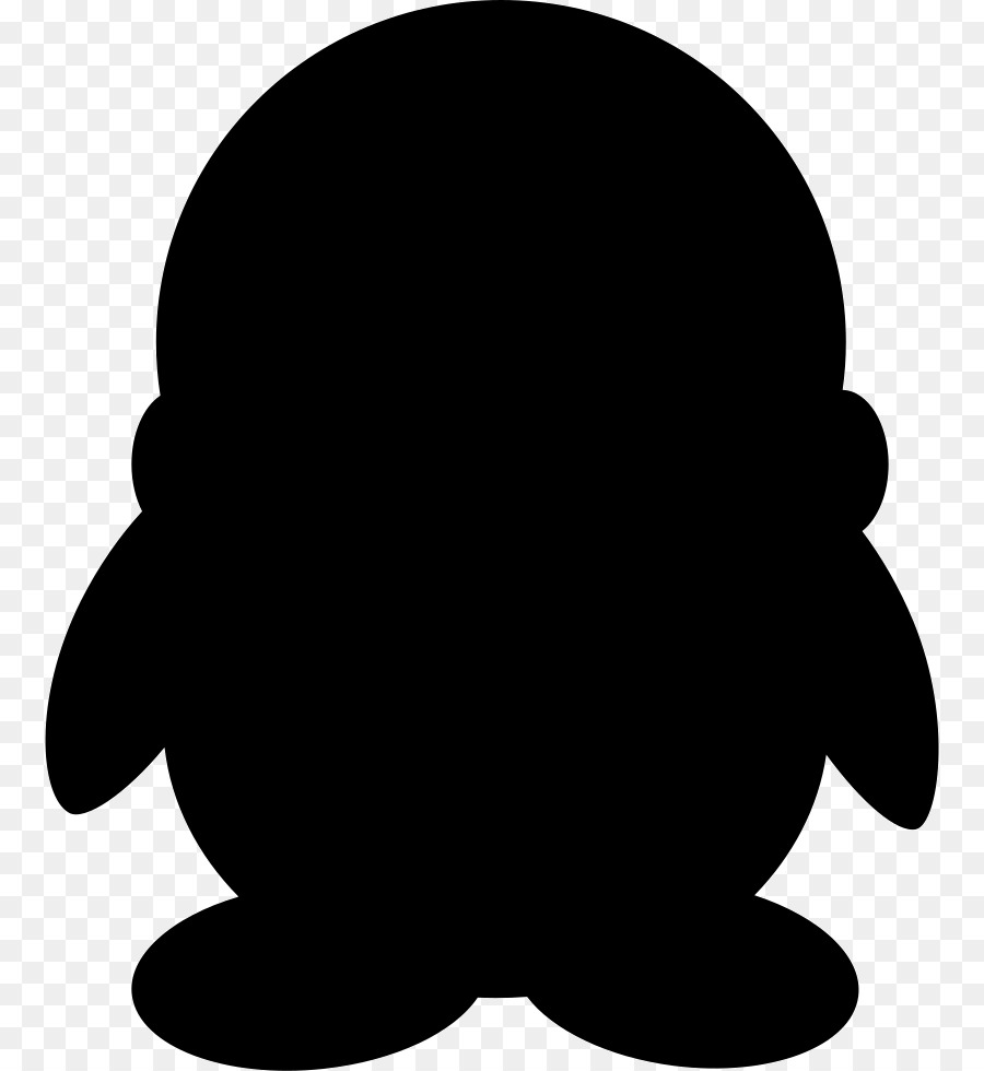 Silueta De Pingüino，Negro PNG