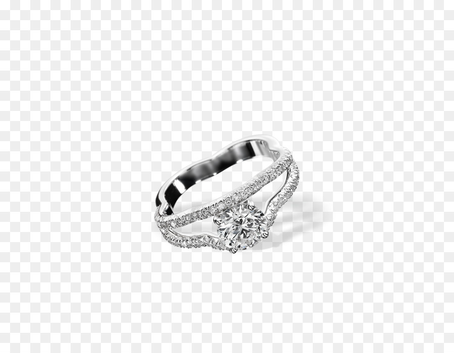 Anillo De Corazón，Diamante PNG