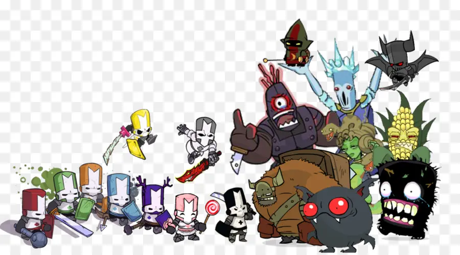 Personajes De Dibujos Animados，Caballeros PNG