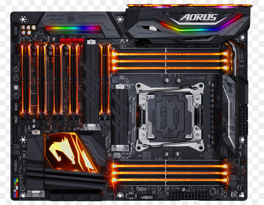 Intel X299，Top De Juegos De Azar De La Placa Base X299 Aorus De Juego 9 PNG