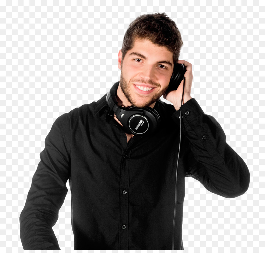 Hombre Con Auriculares，Música PNG