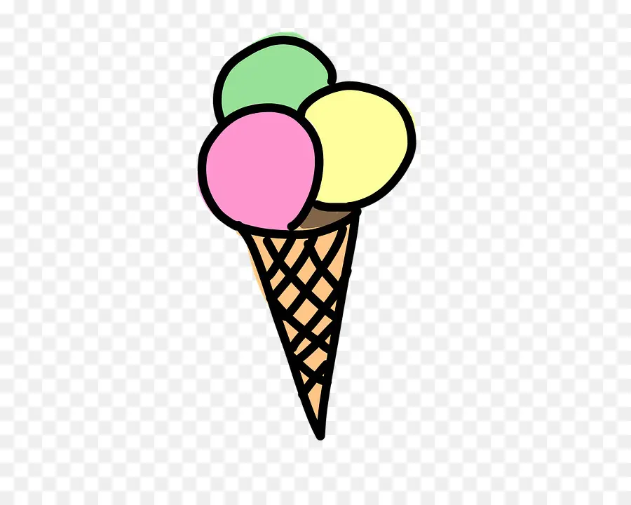 Conos De Helado，Helado PNG