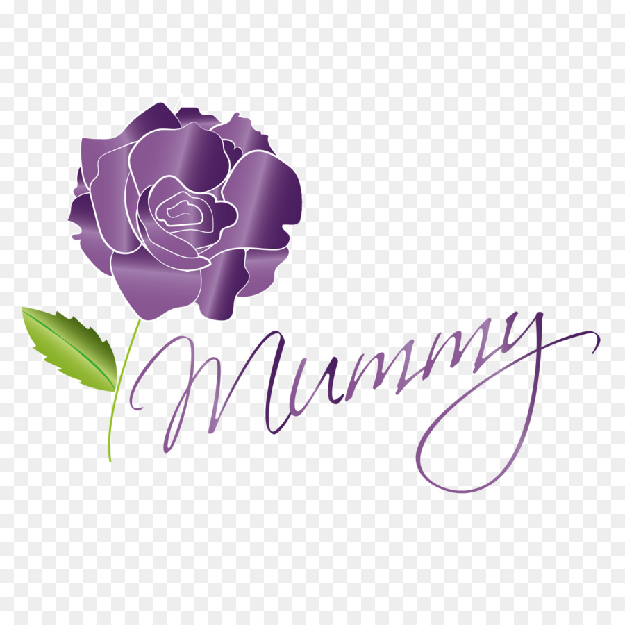 Rosa Morada Con 'mamá'，Púrpura PNG