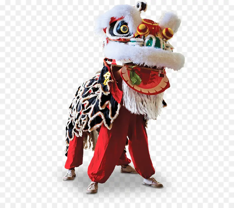 Traje De Danza Del León，Rojo PNG