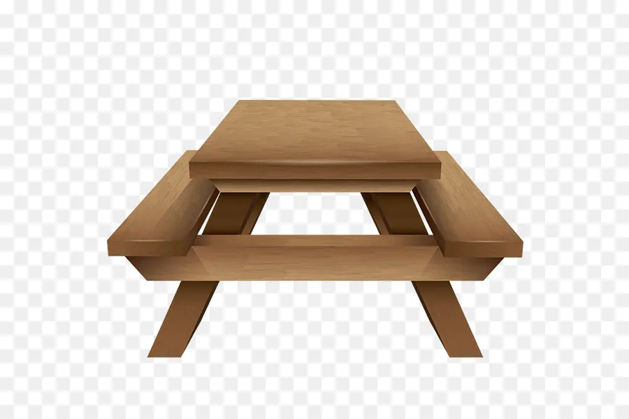 Mesa De Picnic De Madera，Exterior PNG