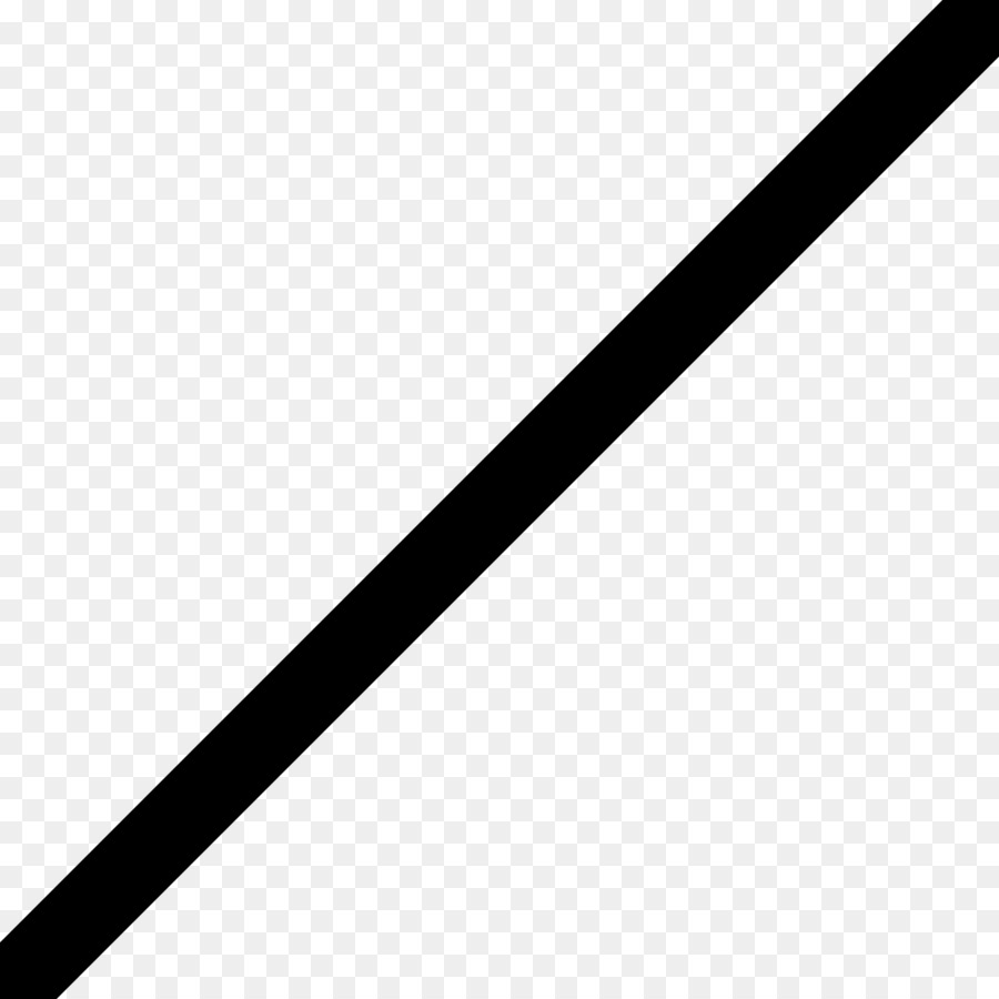 Línea Diagonal，Negro PNG