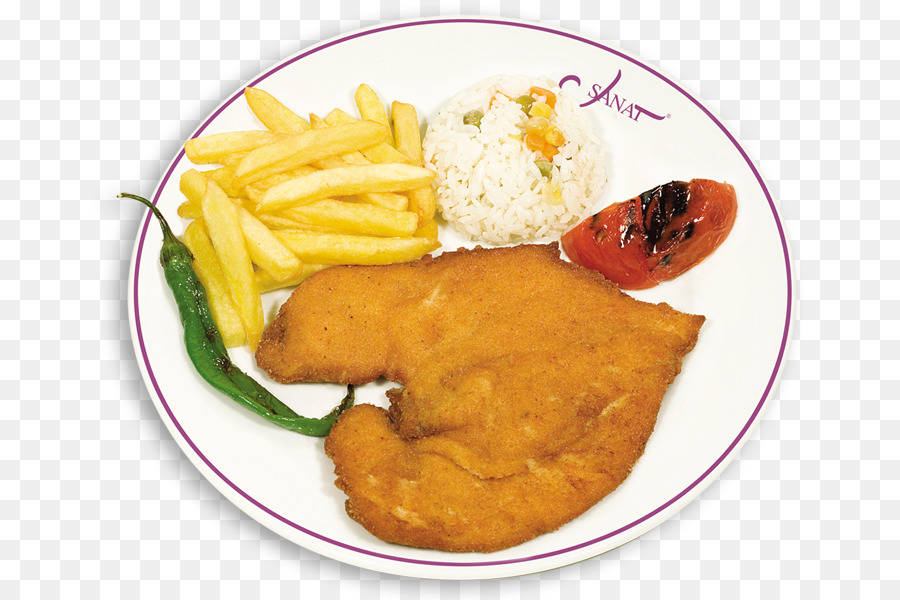 Papas A La Francesa，Schnitzel PNG