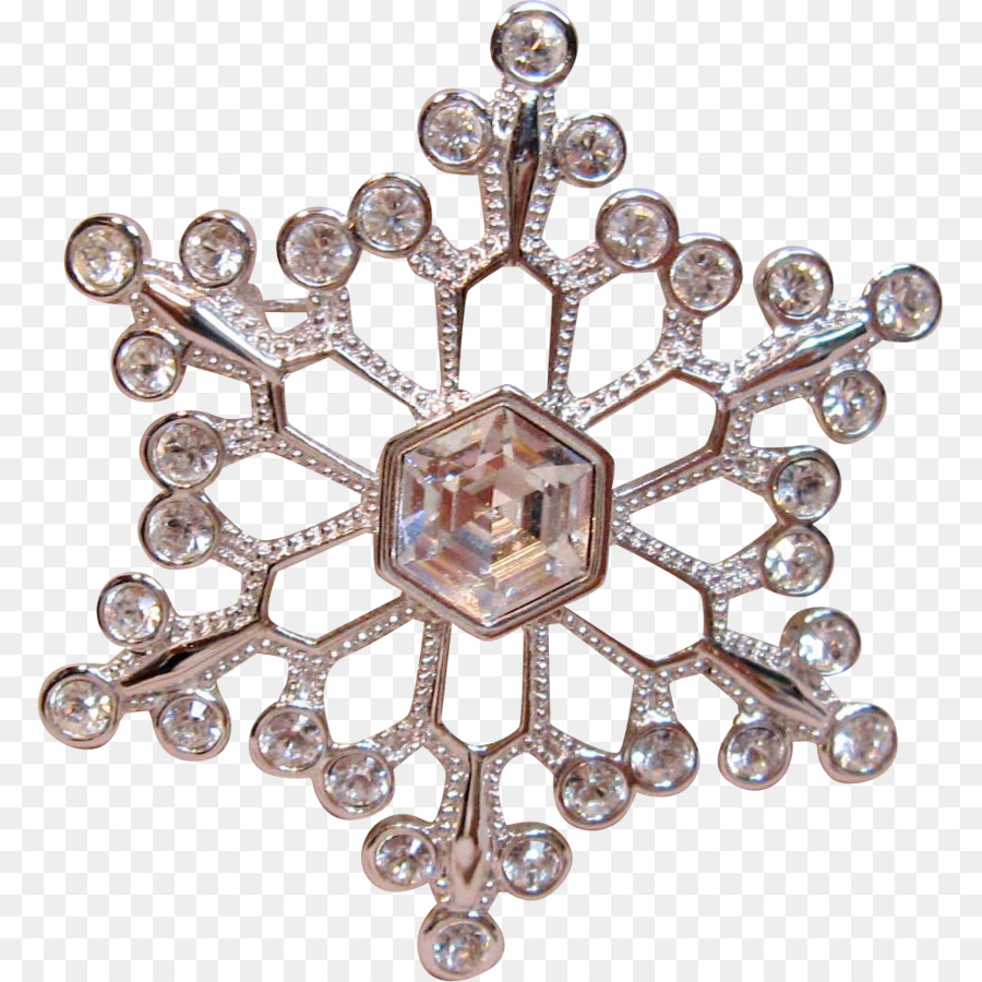 Broche De Copo De Nieve，Broche PNG