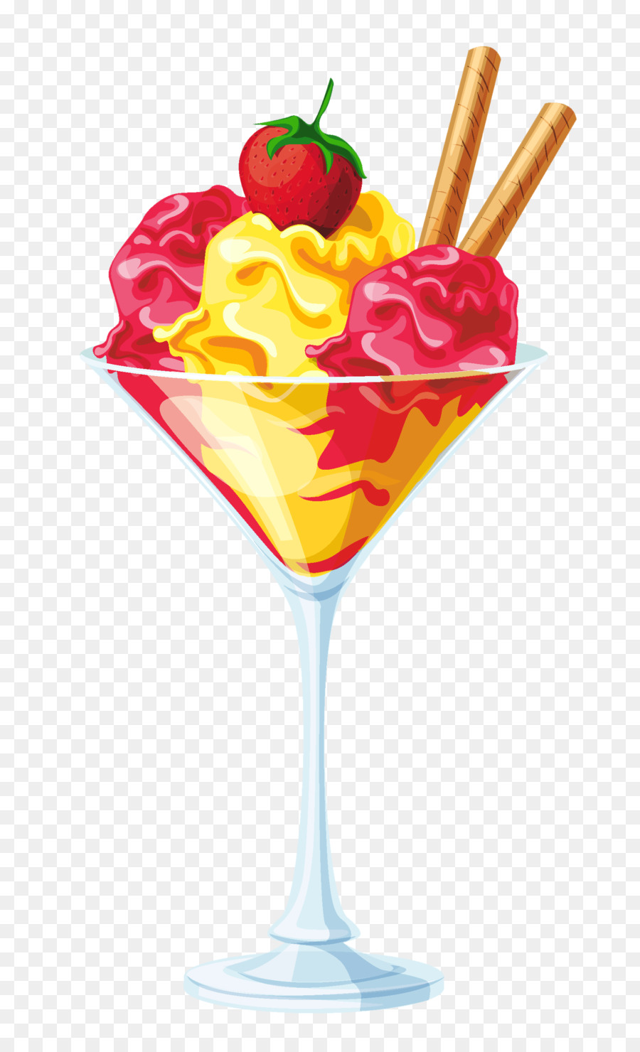 Sundae，Helado PNG