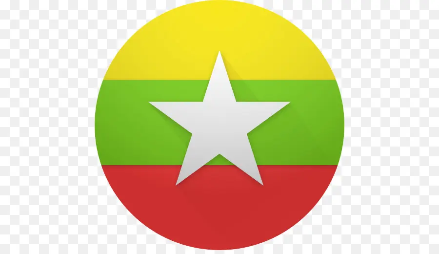 Bandera De Myanmar，Estrella PNG