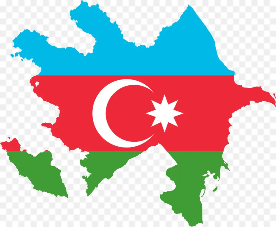 Azerbaiyán，Bandera PNG