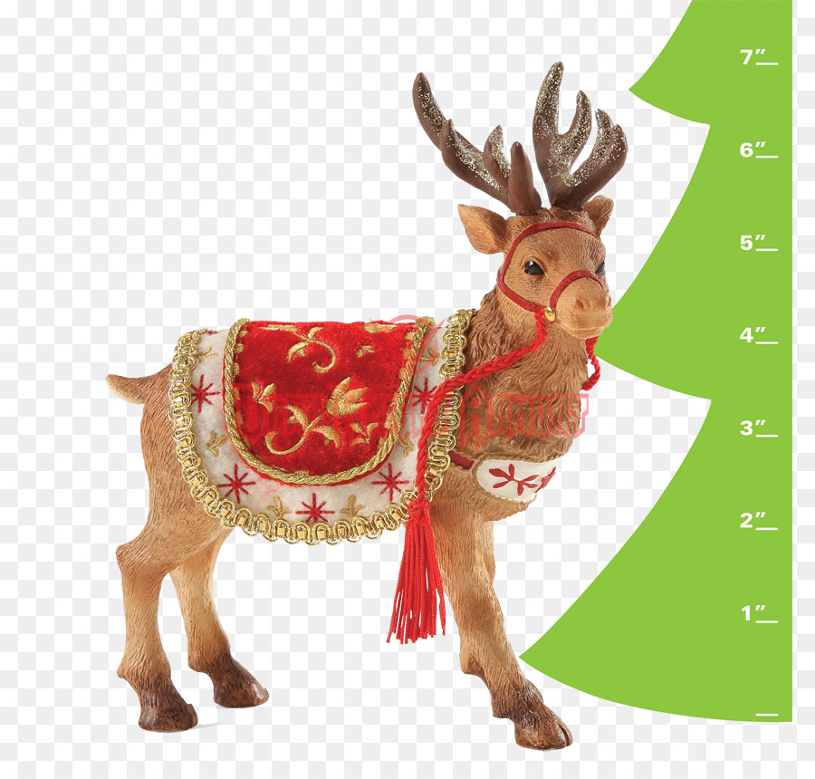 Reno Decorativo，Navidad PNG