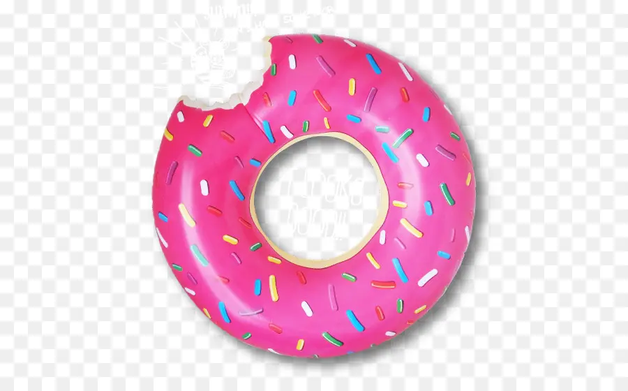 Rosquilla，Glaseado Rosa PNG