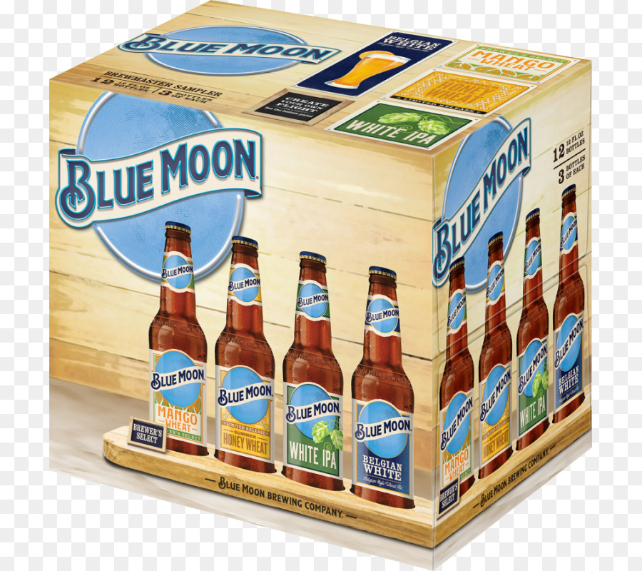 La Cerveza，Luna Azul PNG