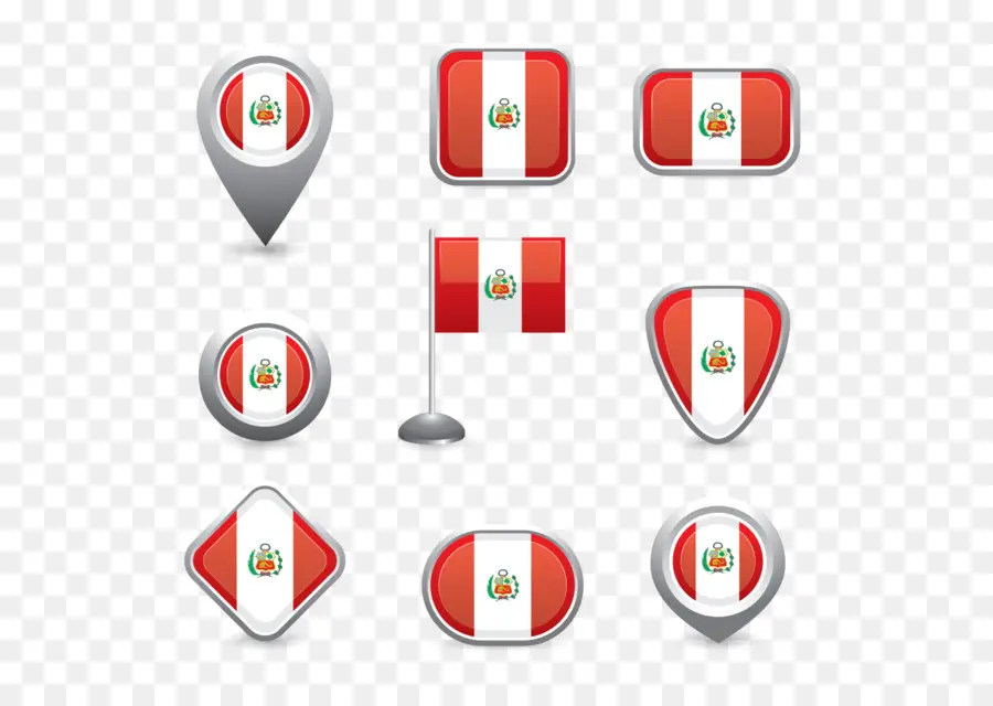 Iconos De La Bandera De Perú，Nacional PNG