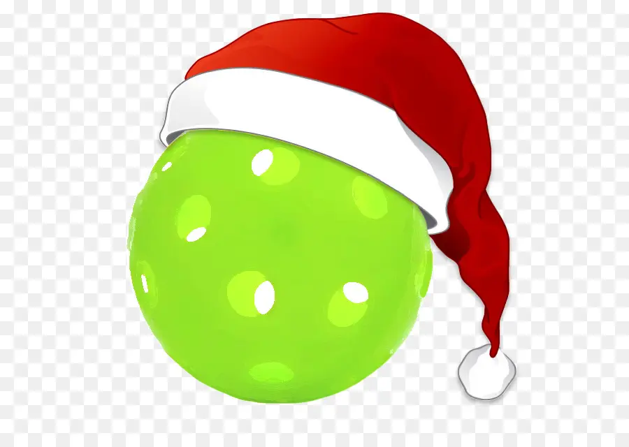 Bola Verde，Gorro De Papá Noel PNG