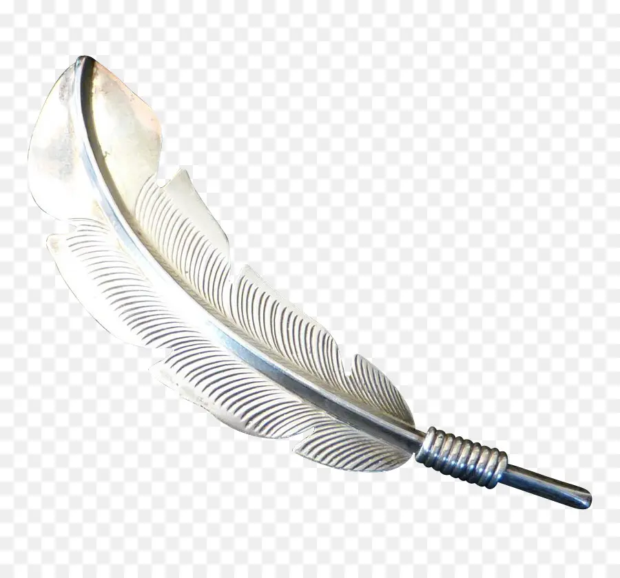 Pluma Plateada，Metal PNG