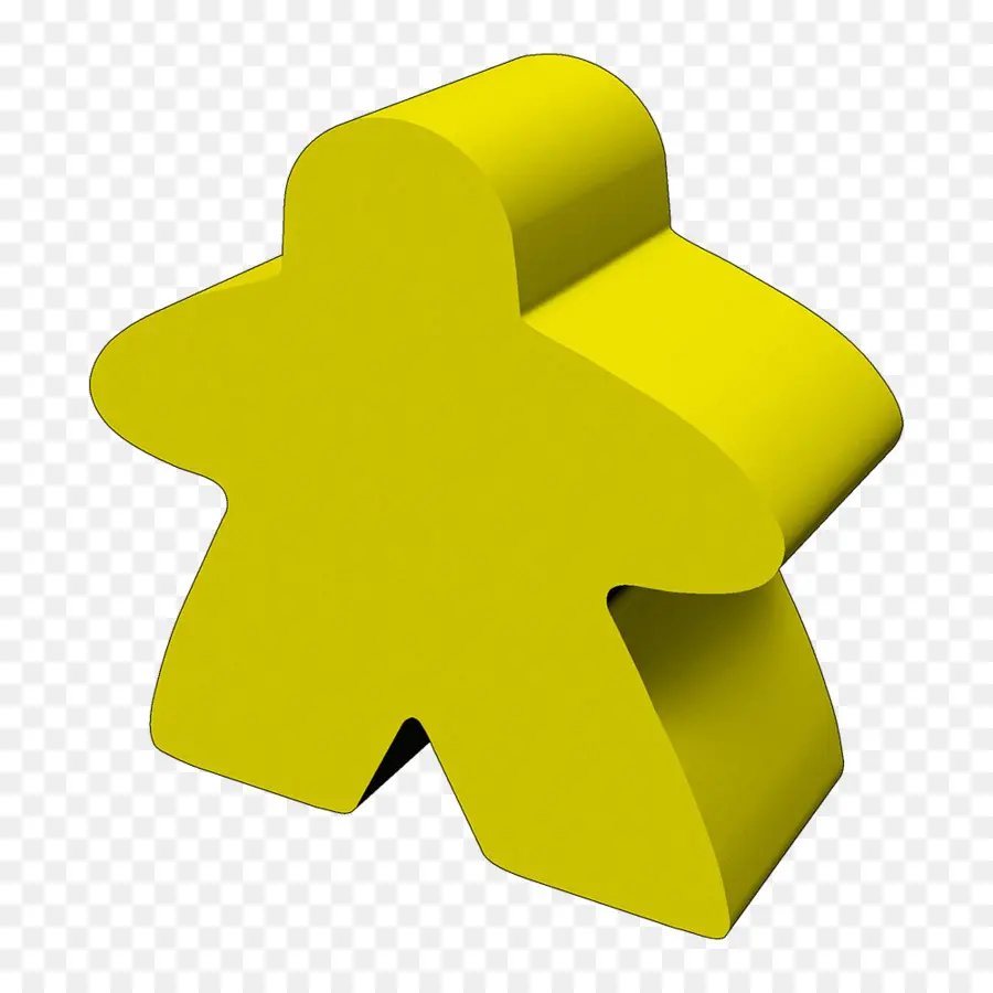 Meeple Amarillo，Juego De Mesa PNG