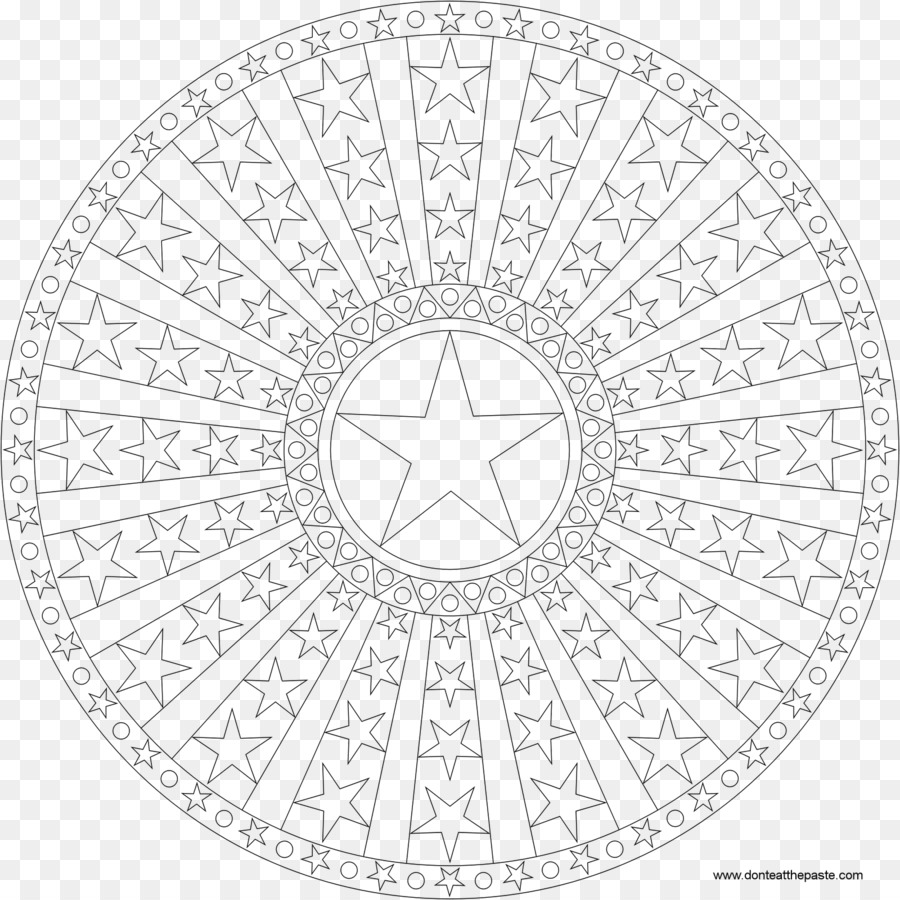 Mandala，Libro De Colorear PNG